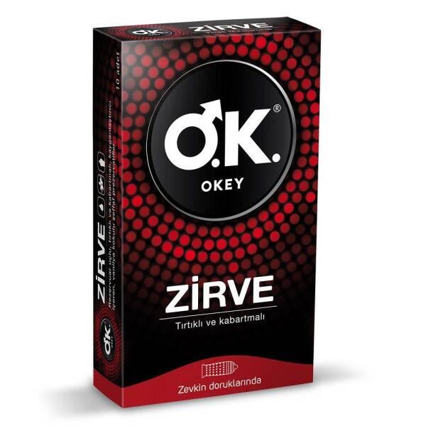 Okey Zirve Ribbed and Textured Condoms - 10 Pack | Safe Sex, STI Protection, Enhanced Sensitivity Okey Zirve Condoms - Ribbed & Textured for Enhanced Pleasure Okey Zirve condoms, ribbed condoms, textured condoms, contraceptives, STI protection, safe sex products, intimacy enhancers, adult products, pleasure products, condom set, ribbed texture, textured for her, textured for him, latex condoms, latex-compatible condoms, safe intimacy, protection during intercourse