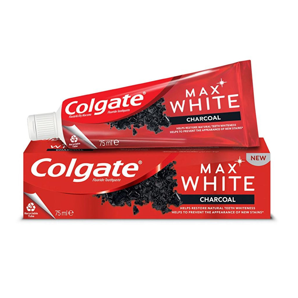 Colgate Max White Charcoal Whitening Toothpaste 75 ml