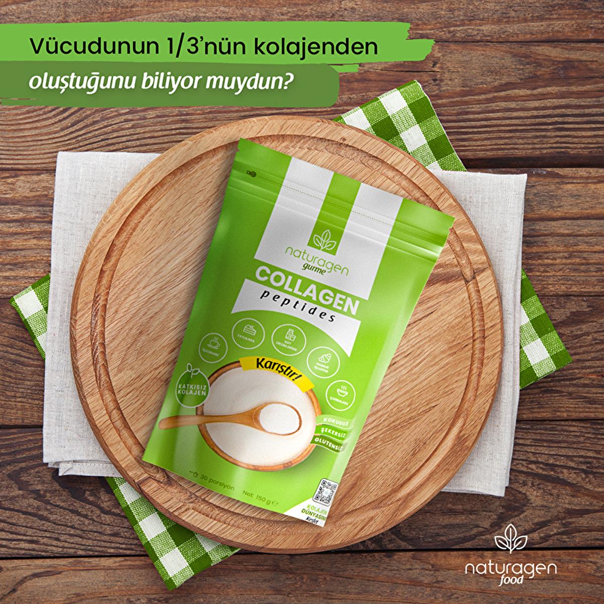 Naturagen 100% Pure Collagen Supplement Powder - Gluten-Free, Sugar-Free, Enhances Nutrition - Collagen Gurme 150g Naturagen Collagen Supplement Powder - Pure & Gluten-Free collagen supplement, collagen powder, gluten-free collagen, sugar-free collagen, pure collagen, health supplements, nutritional enhancers, cooking ingredients, dietary supplements, wellness products