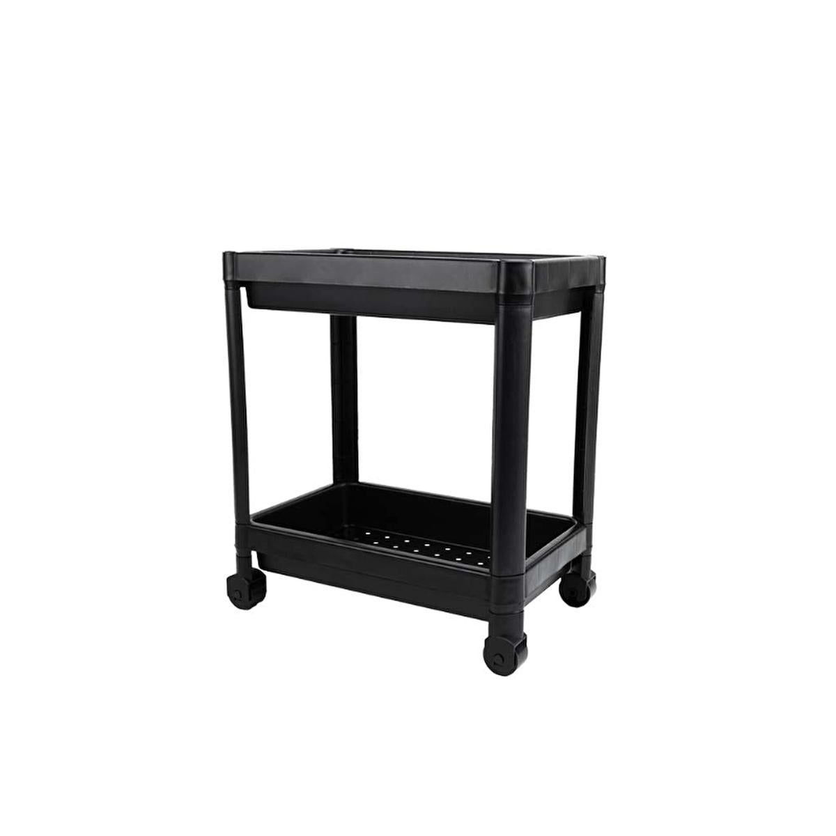 Decobella 2-Tier Wheeled Storage Cart - Kitchen & Bathroom Organizer, Durable Plastic, Easy Assembly Decobella 2-Tier Storage Cart - Kitchen & Bathroom Organizer storage cart, kitchen organizer, bathroom storage, wheeled shelf, plastic storage unit, home organization, storage solutions, kitchen storage, bathroom organizer, durable plastic, easy assembly, compact storage