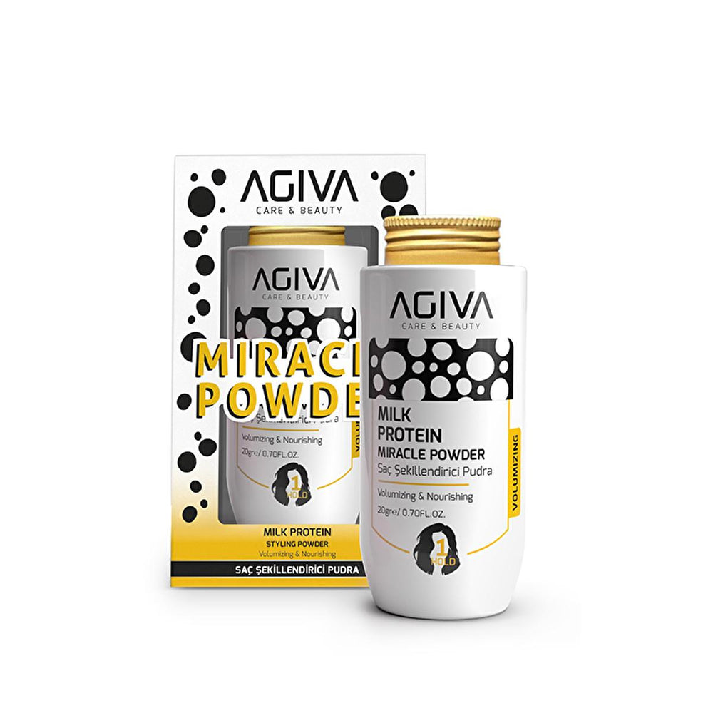 Agiva Milk Protein Hair Styling Powder: Volumizing, Oil Absorbing, Matte Finish Hair Volume Powder For Thicker, Fuller Hair Agiva Milk Protein Hair Powder: Volumize & Absorb Oil hair styling powder, volumizing hair powder, milk protein hair powder, oil absorbing hair powder, matte finish hair styling, hair volume powder, texturizing hair powder, hair powder, volumizing powder, milk protein, oil absorbing, matte finish, hair styling, hair volume, texturizing, hair care, oily hair, fine hair, styling product,