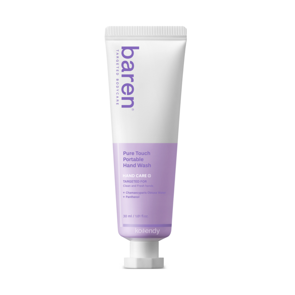 Baren Pure Touch Portable Hand Wash with Panthenol & Hinoki Wood Extract 30ml
