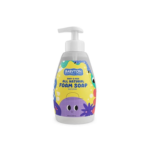 Babyton All Natural Fragrance-Free Foam Soap 350 ml