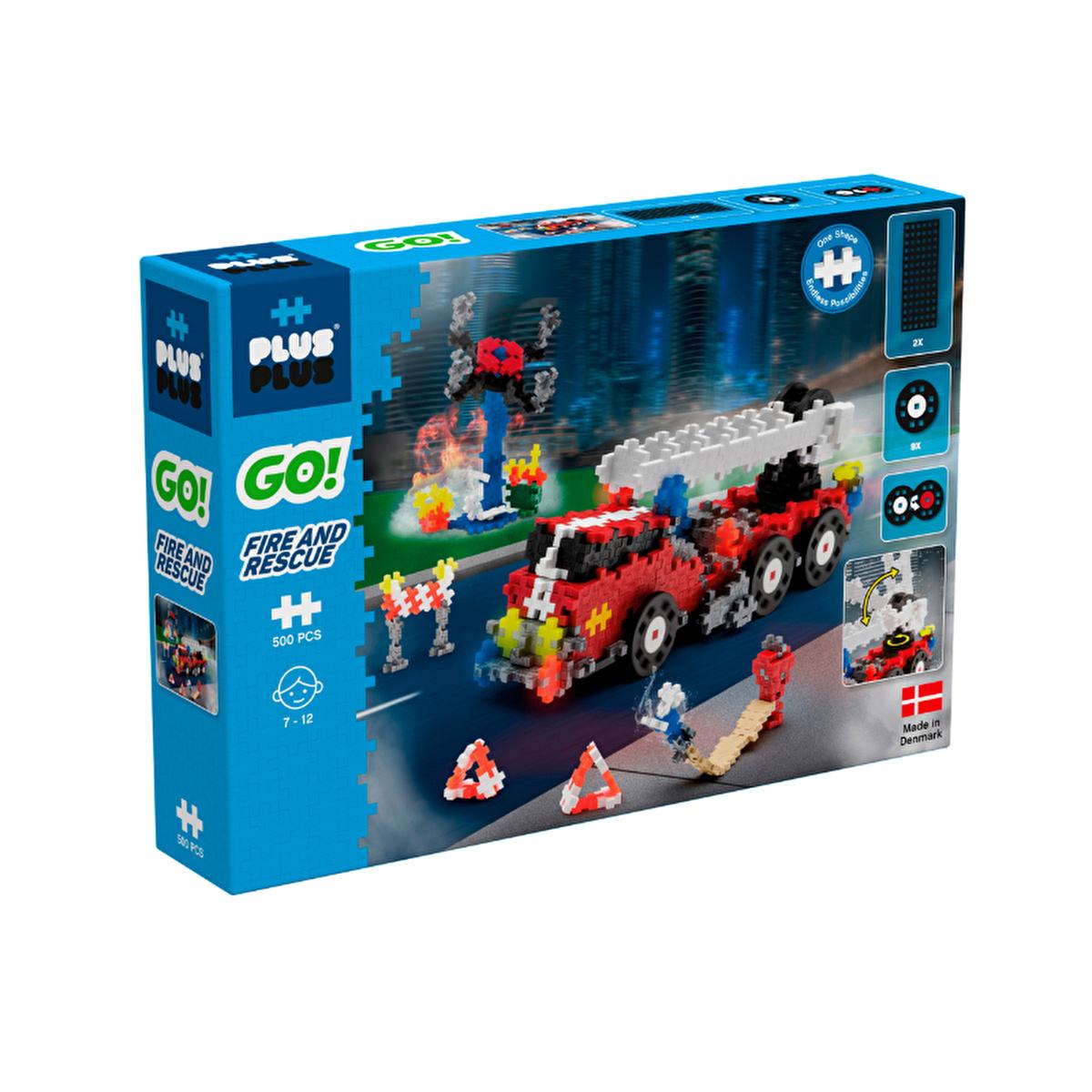 Plus Plus Construction Toy Set - 500 Piece Fire Department Themed Educational Building Blocks for Kids - Enhances Creativity, Fine Motor Skills, and Problem-Solving Plus Plus 500 Piece Construction Toy Set - Educational Building Blocks construction toy, children's building set, educational toy, fire department theme, creative play, fine motor skills development, problem-solving toy, kids building blocks, educational building toys, toy for kids aged 3-8, firefighting toys, building and construction toys