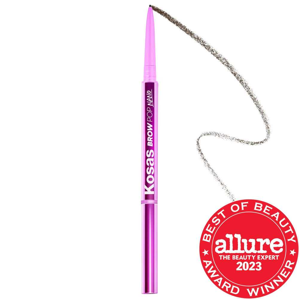 Brow Pop Nano Ultra-Fine Vegan Eyebrow Pencil for Precise Grooming - Cruelty-Free, Hypoallergenic, Long-Lasting Makeup Brow Pop Nano Eyebrow Pencil - Precise Vegan Makeup eyebrow pencil, vegan beauty products, cruelty-free cosmetics, hypoallergenic makeup, precise eyebrow grooming, long-lasting brow makeup, brow enhancement, natural makeup, clean beauty, gluten-free cosmetics, brow definition, makeup for sensitive skin