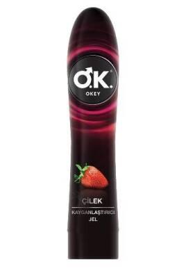 Okey Strawberry Scented Lubricant Gel 100ml - Intimate Lubricant for Adults - view 2