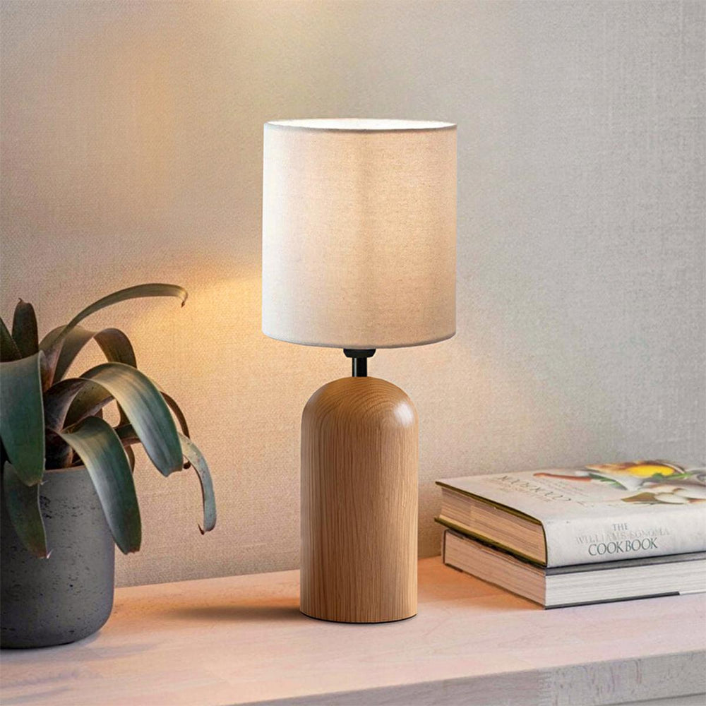 Homing Brooklyn Wooden Table Lamp - Ahşap Abajur with E14 Socket & LED Compatible - view 3