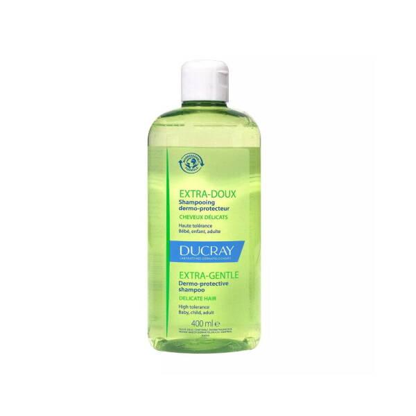 Ducray Extra-Gentle Dermo-Protective Shampoo - Gentle, Biodegradable, and Suitable for Frequent Use - 13.53 fl oz Ducray Extra-Gentle Shampoo - Gentle & Biodegradable gentle shampoo, family shampoo, dermo-protective shampoo, biodegradable shampoo, frequent use shampoo, sensitive scalp shampoo, environmentally friendly shampoo, daily use shampoo, sulfate-free shampoo not confirmed, Ducray, hair care, shampoo, gentle cleansing, family hair care, sensitive skin, eco-friendly