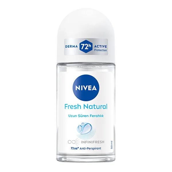 NIVEA Fresh Natural Roll-on Deodorant for Women - 48 Hour Protection, Alcohol-Free, Long-Lasting Freshness NIVEA Fresh Natural Deodorant - 48hr Protection NIVEA deodorant, roll-on deodorant, women's deodorant, 48 hour deodorant, fresh natural deodorant, alcohol-free deodorant, anti-perspirant deodorant, NIVEA Fresh Natural, deodorant for women, long-lasting deodorant, odor protection, sweat protection, fresh scent, ocean extracts, sensitive skin deodorant, non-sticky deodorant, daily deodorant, workout deod