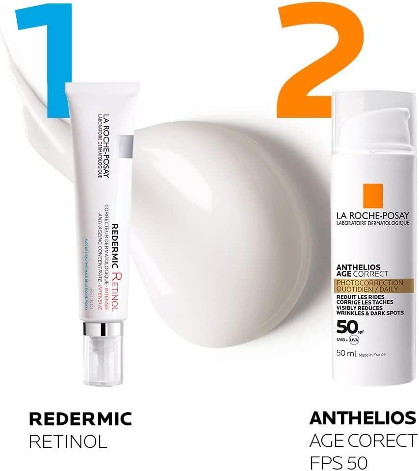 La Roche-Posay Redermic Retinol Anti-Aging Face Cream - Stimulates Collagen, Reduces Fine Lines & Wrinkles, - view 2