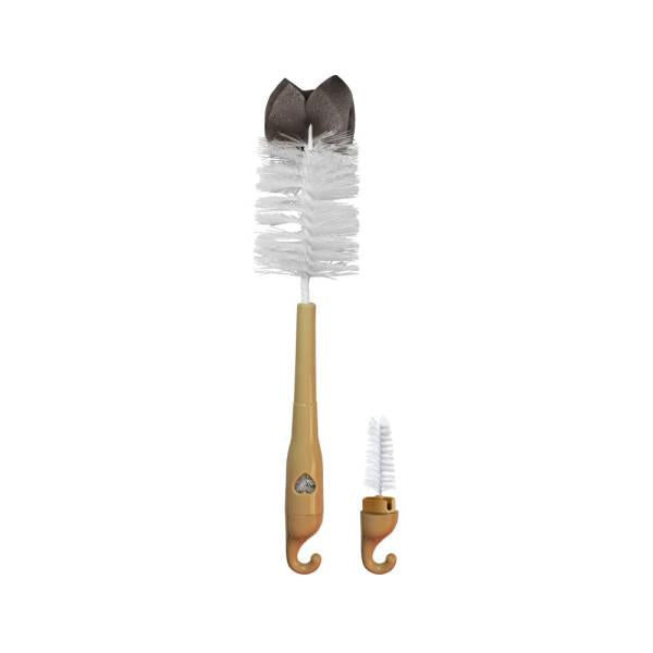 Bambino 2-in-1 Baby Bottle and Pacifier Brush - Effective Cleaning for Baby Feeding Accessories - Baby Care