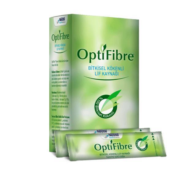 Nestle OptiFibre Dietary Fiber Supplement - 10 Sachets for Digestive Health Support - Vitamin & Supplement