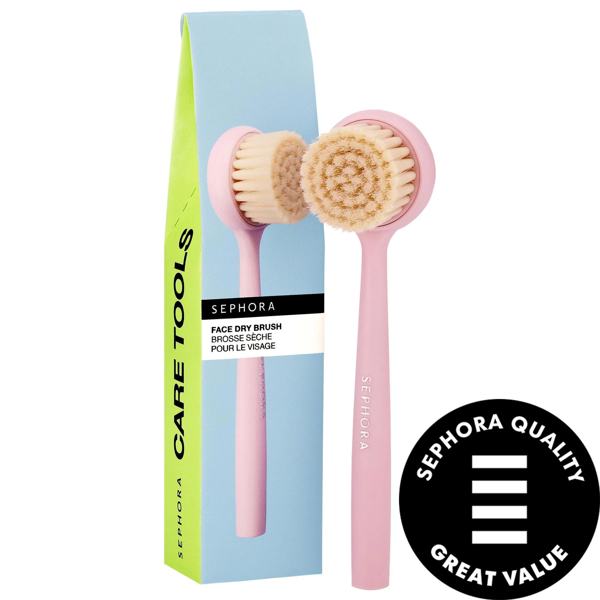 SEPHORA COLLECTION Face Dry Brush - Vegan, Cruelty-Free Facial Exfoliation Brush with Soft Synthetic Bristles - Gentle Exfoliation for Sensitive Skin - image 2