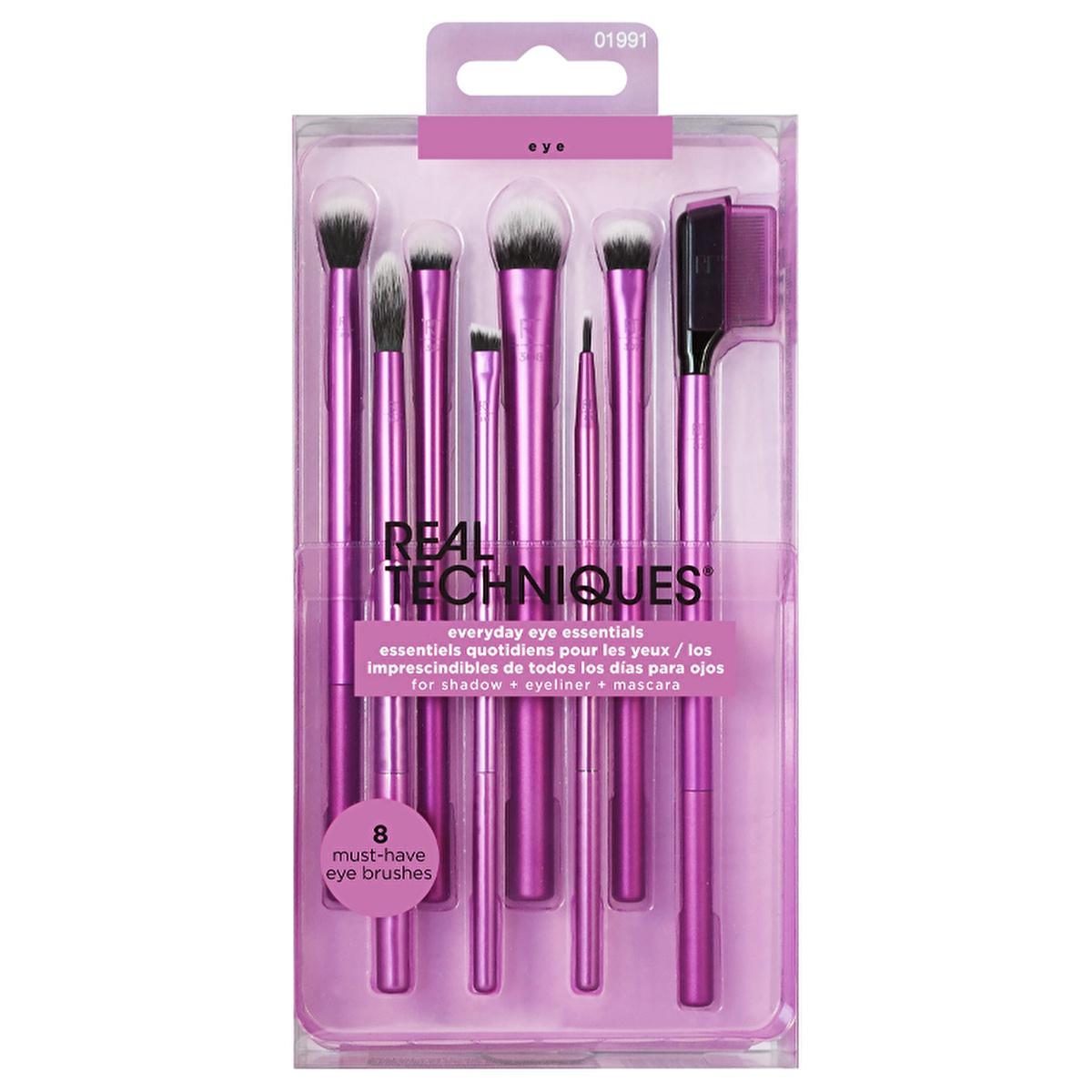 Real Techniques Everyday Eye Makeup Brush Set - 7 Piece Professional Makeup Brushes for Eyeshadow, Eyeliner, and Mascara Application Real Techniques 7 Piece Eye Makeup Brush Set - Professional Makeup Brushes Makeup Brush Set, Eye Makeup Brushes, Real Techniques Brushes, Professional Makeup Tools, Eyeshadow Brush, Eyeliner Brush, Mascara Separator, Makeup Essentials, Beauty Tools, Makeup for Beginners, Professional Makeup, Eye Makeup, Makeup Brushes for Eyeshadow, Makeup Brushes for Eyeliner, Makeup Brushes 