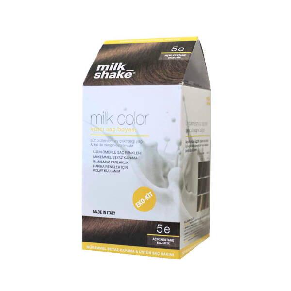 Milk Shake 5e Açık Kestane Egzotik Hair Dye - Easy At-Home Application, Long-Lasting Color - Hair Dye