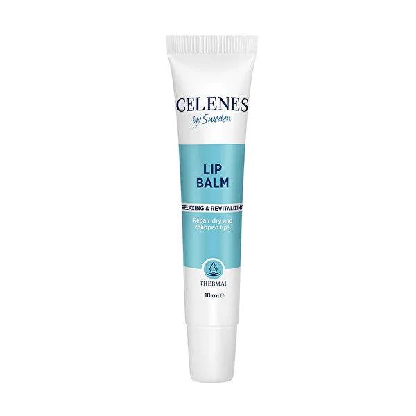 Celenes Thermal Lip Balm - Moisturizing, Refreshing & Soothing for Dry Lips - 0.34 fl oz Celenes Thermal Lip Balm - Moisturizing & Refreshing lip balm, thermal lip balm, moisturizing lip care, natural lip balm, peppermint lip balm, dry lip relief, lip moisturizer, soothing lip balm, nourishing lip care, lip hydration, refreshing lip balm, gentle lip care, all skin types, alcohol-free, almond oil, sunflower oil, peppermint extracts, outdoor lip care, gift ideas