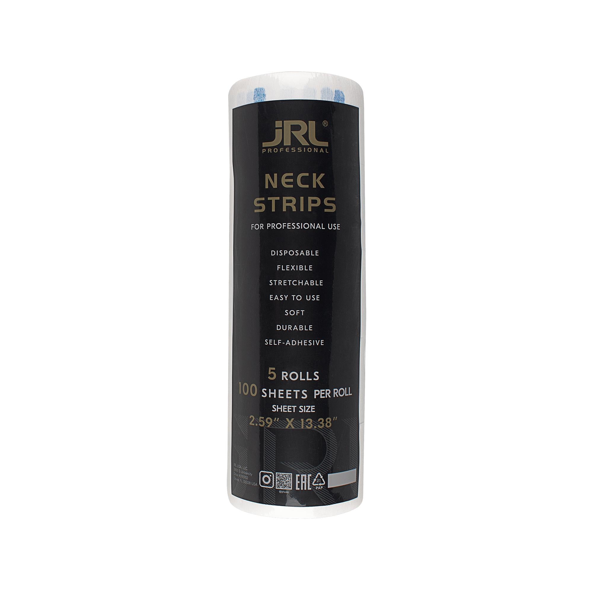 JRL Professional White Neck Paper Rolls for Barbers