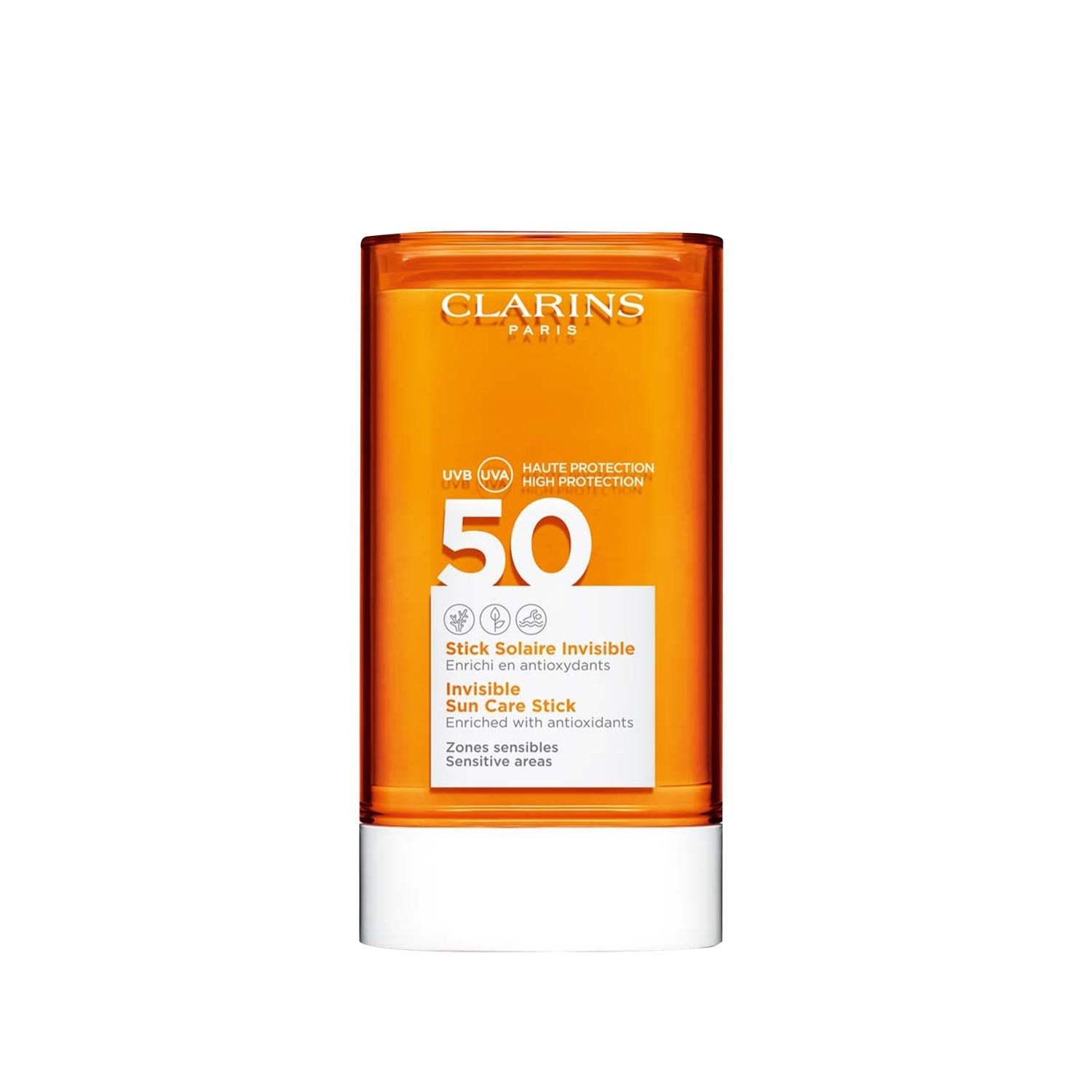 Clarins Invisible Sun Care SPF50 Sunscreen Stick - High Protection, Easy Application, Invisible Finish Clarins SPF50 Sunscreen Stick - High Protection Sunscreen Stick, SPF50, Clarins Invisible Sun Care, Güneş Koruyucu Stick, UV protection, Sun protection, Easy application, Invisible finish, Daily use, Outdoor activities, Skin health, UV damage prevention