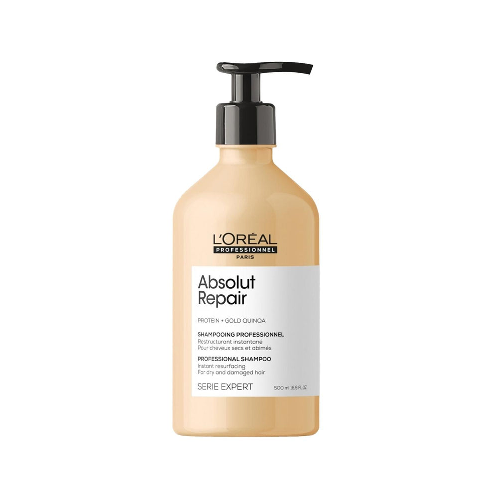 L'Oreal Professionnel Paris Absolut Repair Shampoo for Damaged Hair - 500ml Nourishing Professional Hair Care - Shampoo