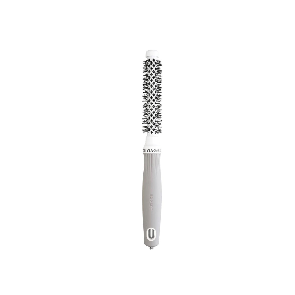 Olivia Garden Expert Blowout Shine Hair Brush: Achieve Salon-Quality Shine & Volume at Home Olivia Garden Blowout Brush: Shiny, Voluminous Hair at Home hair brush, blowout brush, shine enhancing brush, professional hair brush, hair styling brush, blow dry brush, round hair brush, hair styling, hair care, volume, shine, frizz reduction, salon quality, expert quality, white and gray, hair tool, styling tool, hair volume, hair shine, blowout design, hair accessories, gifts for her, hair styling brush, Olivia G