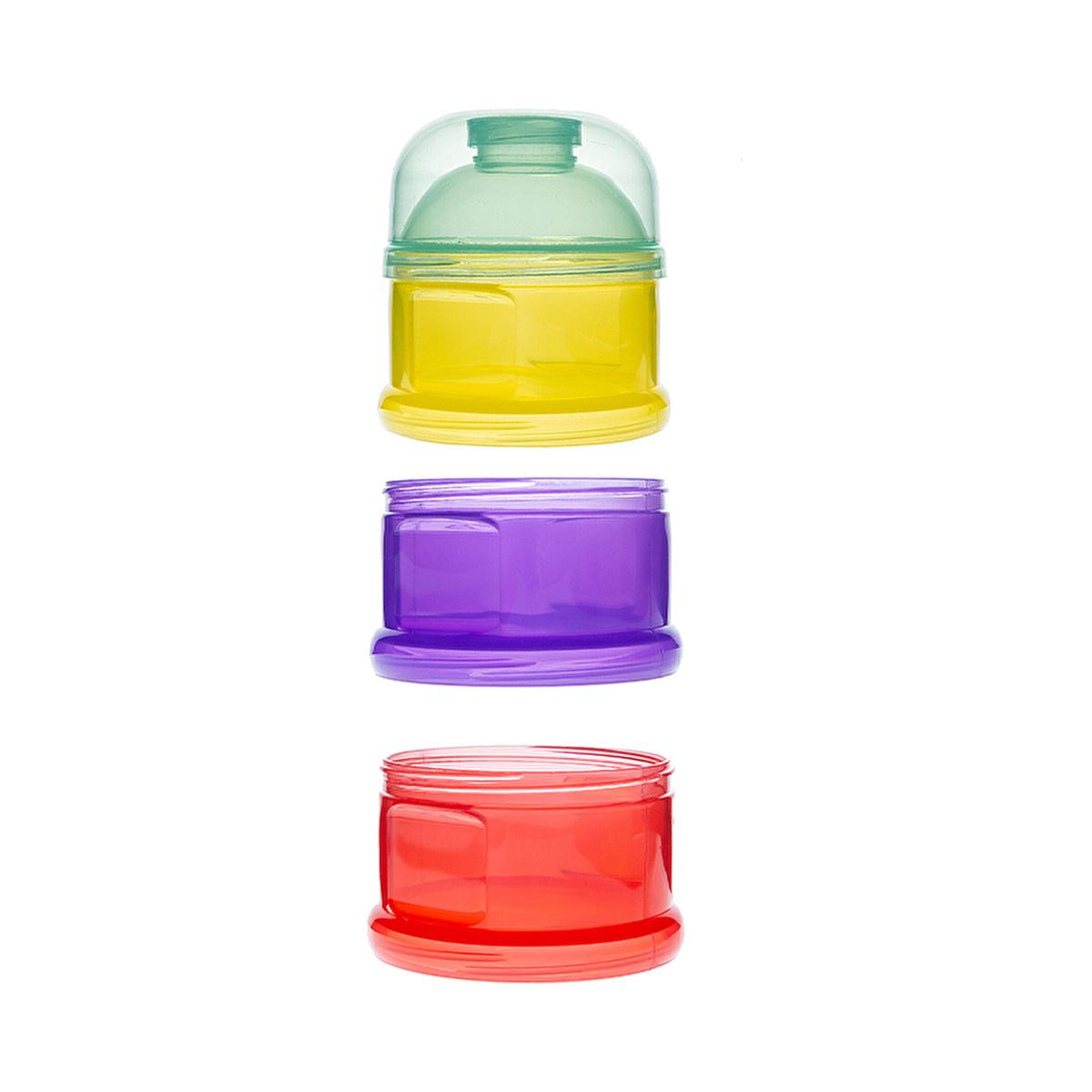 Babyjem 3-Compartment Baby Food Container - BPA-Free, Sterilizable, Portable Babyjem 3-Compartment Baby Food Container - BPA-Free baby food container, baby powder milk storage, BPA-free baby products, sterilizable baby accessories, portable baby feeding solutions, baby care, baby feeding, baby storage, baby products, baby essentials