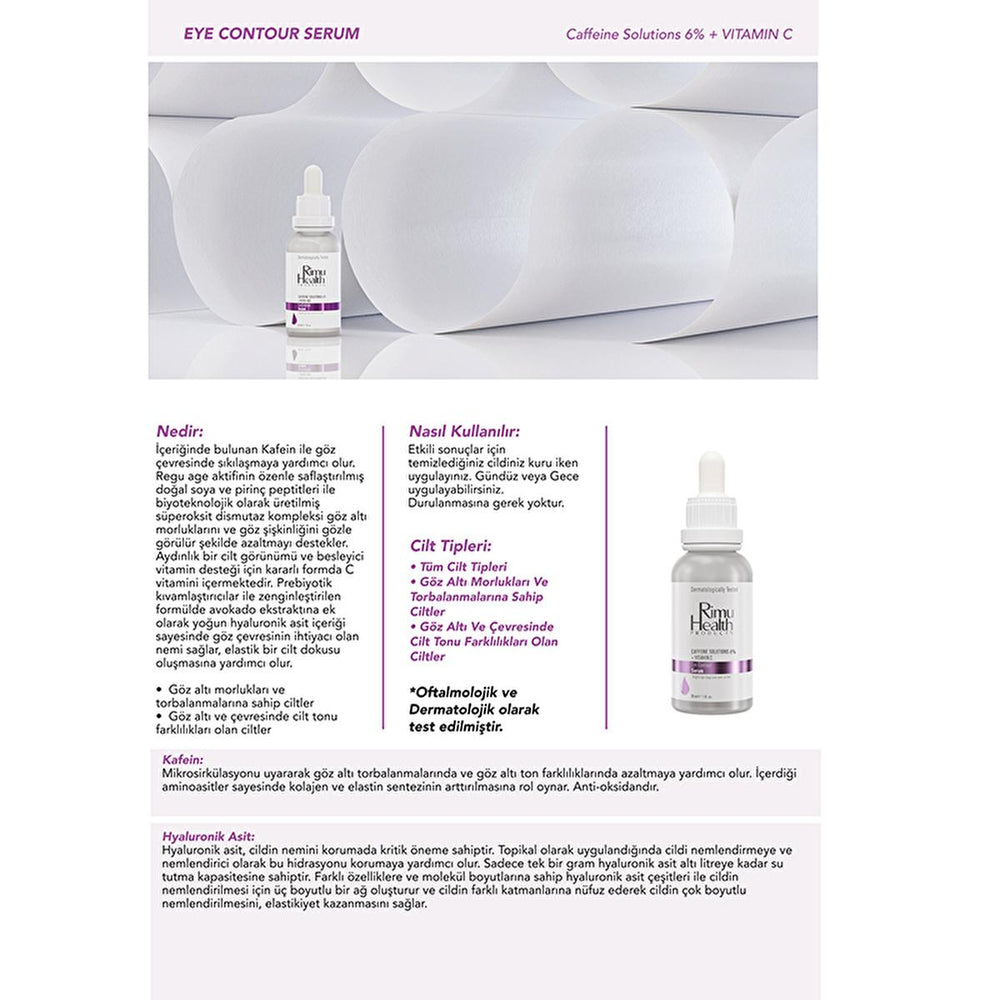 Rimu Health: Advanced Caffeine & Hyaluronic Acid Eye Serum – Reduce Dark Circles, Puffiness & Wrinkles | Brightening & Anti-Aging Formula Rimu Health Eye Serum: Dark Circle, Wrinkle & Puffiness Reducer eye serum, dark circle remover, eye puffiness treatment, anti-wrinkle eye serum, caffeine eye serum, hyaluronic acid eye serum, eye serum for dark circles, eye serum for wrinkles, brightening eye serum, eye bag treatment, dark circles, puffiness, wrinkles, hydration, brightening, anti-aging, sensitive skin, s