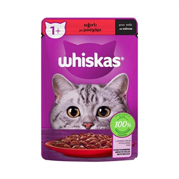 Whiskas Beef Wet Cat Food Pouches: 100% Complete Nutrition for Healthy Adult Cats - Single Serving, Zinc & Sunflower Oil for Shiny Coat Whiskas Beef Cat Food: Healthy & Complete Nutrition wet cat food, cat food pouch, beef cat food, adult cat food, whiskas cat food, healthy cat food, cat food with zinc, single-serving cat food, cat food, cat food beef flavor, senior cat food, kitten food, cat nutrition, balanced diet, healthy coat, urinary health, easy to serve, convenient cat food, affordable cat food, pet