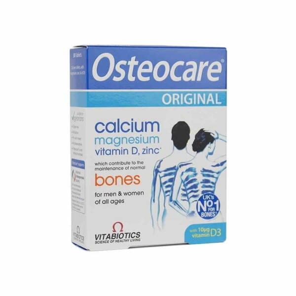 Vitabiotics Osteocare Original - Bone Health Support Supplement for Adults - 30 Tablets Osteocare Original - Bone Health Supplement Osteocare Original, Vitamin and Mineral Supplement, Bone Health Support, Calcium Supplement, Vitamin D Supplement, Dietary Supplement, Adults, Bone Health, Calcium, Vitamin D, Magnesium, Zinc, Copper, Boron, Selenium