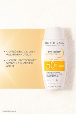 Bioderma Photoderm Mineral Sunscreen Fluid SPF 50+ - Hypoallergenic, Water-Resistant, Fragrance-Free Sun Protection for Sensitive Skin Bioderma Photoderm SPF 50+ Mineral Sunscreen Fluid - Hypoallergenic &amp; Water-Resistant Mineral Sunscreen, SPF 50+, Hypoallergenic Sunscreen, Fragrance-Free Sunscreen, Water-Resistant Sunscreen, Bioderma Photoderm, Sensitive Skin Care, Sun Protection, Dermatologically Tested, Outdoor Activities, Skin Care, Sunscreen, UVA Protection, UVB Protection