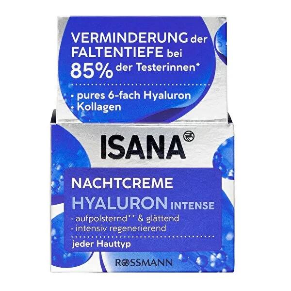 Isana Hyaluronic Night Cream - Anti-Aging Moisturizing Cream for Smooth Skin, 1.69 fl oz Isana Hyaluronic Night Cream - Anti-Aging Skincare Hyaluronic Night Cream, Anti-aging skincare, Moisturizing cream, Wrinkle reduction, Dermatologically approved skincare, Night cream, Skincare, Anti-aging, Moisturizing, Smooth skin, Isana, Cosmetics, Beauty products, Skincare routine, Overnight moisturization