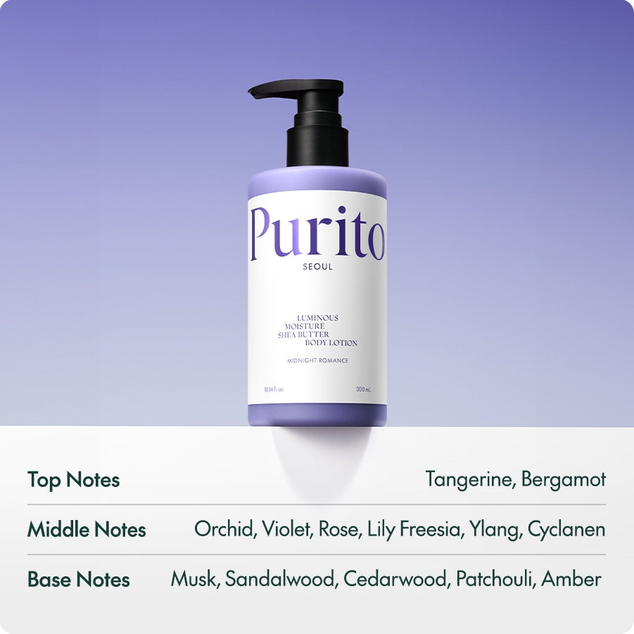 Purito Luminous Moisture Shea Butter Body Lotion Midnight Romance 300ml