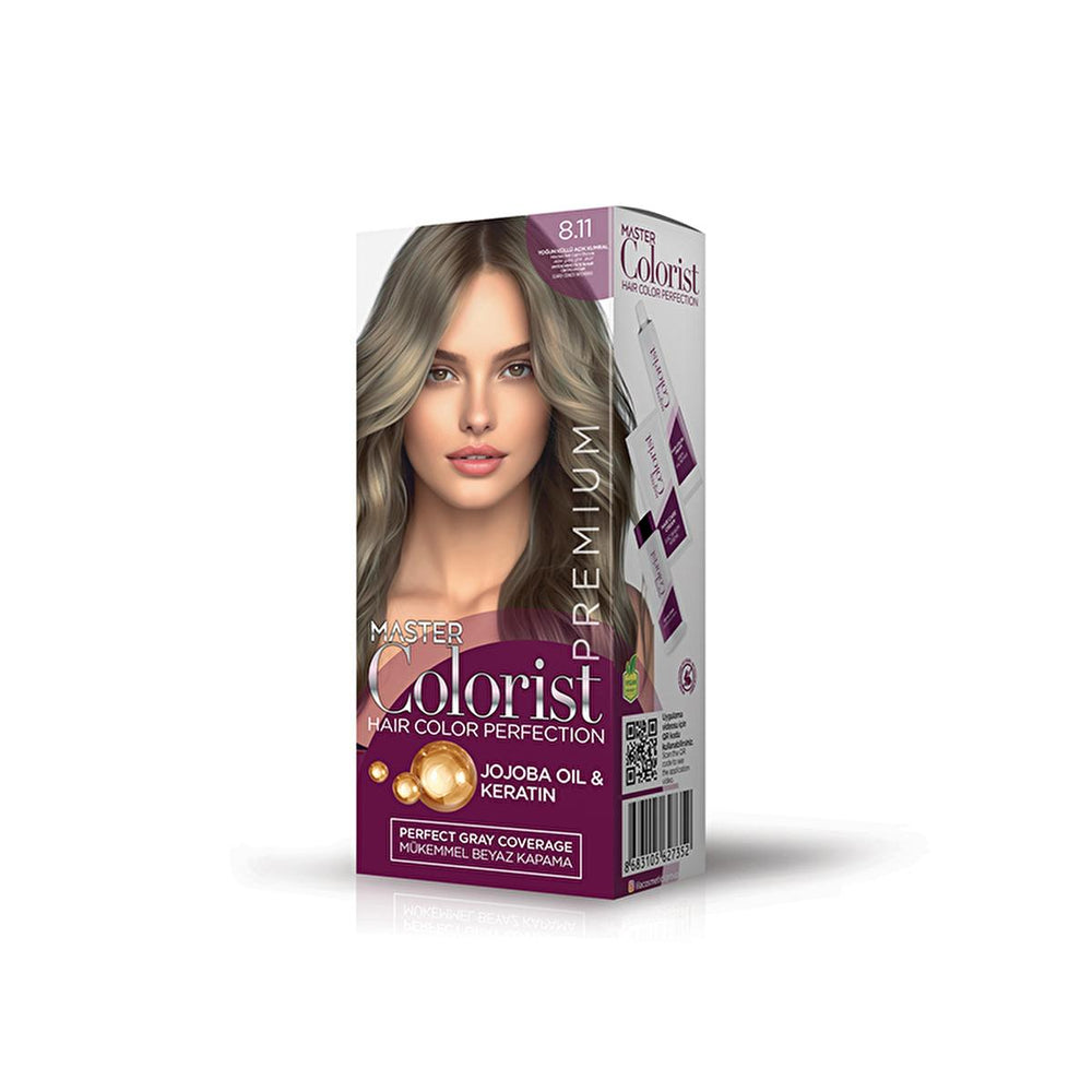 Master Colorist Premium Hair Dye - Permanent Hair Color with Jojoba Oil & Keratin Mask - Hair Dye