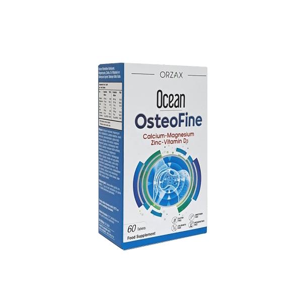 Ocean OsteoFine: Calcium, Magnesium, Vitamin D3 Supplement for Bone Health & Density Support - 60 Tablets Ocean OsteoFine: Calcium, Magnesium & D3 for Bone Health Calcium supplement, Magnesium supplement, Vitamin D3 supplement, Bone health supplement, Mineral supplement, OsteoFine, Calcium Magnesium Vitamin D3, Bone density support, Calcium tablets, Magnesium tablets, bone health, bone density, calcium, magnesium, vitamin D3, Zinc, Copper, Boron, Selenium, adults, dietary supplement, preventative care, heal