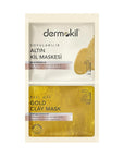 Dermokil Peel-Off Gold Clay Mask for Glowing Skin 2x75 ml