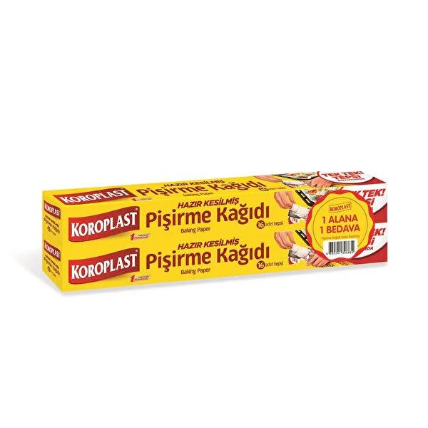 Koroplast Ready-Cut Non-Stick Baking Paper - 1+1 Free Offer Koroplast Non-Stick Baking Paper - Buy 1 Get 1 Free baking paper, non-stick baking paper, ready-cut baking paper, Koroplast baking paper, 1+1 baking paper offer, baking essentials, cooking accessories, kitchen supplies, home baking, non-stick cooking, baking convenience