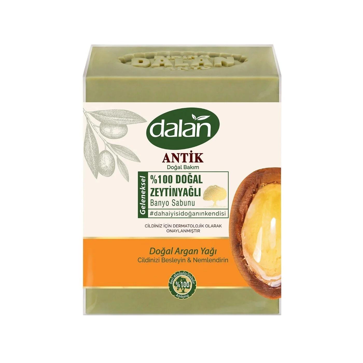 Dalan Olive Oil &amp; Argan Soap Bars for Soft Skin 4x150g