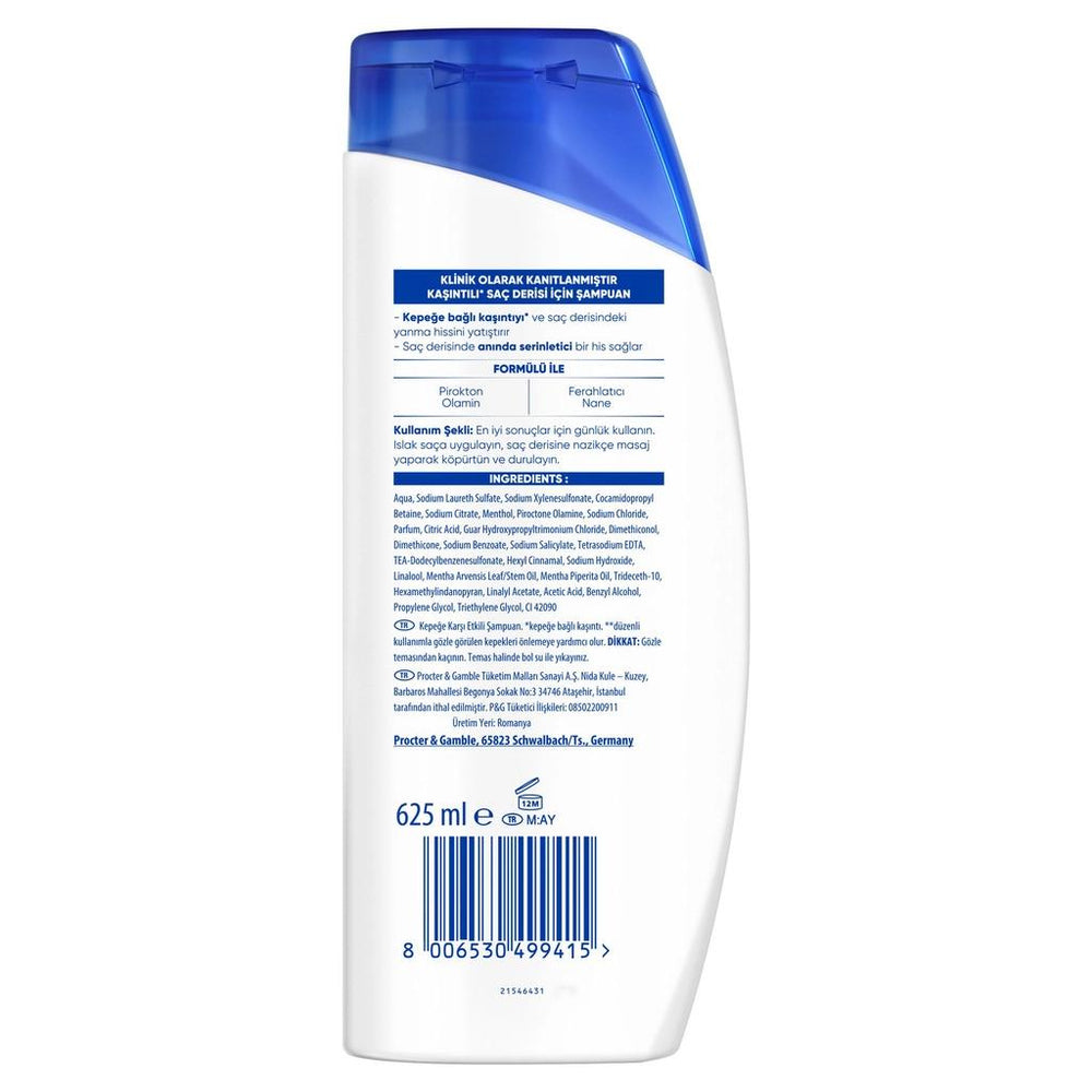 Head & Shoulders Menthol Fresh Anti-Dandruff Shampoo 625 ml