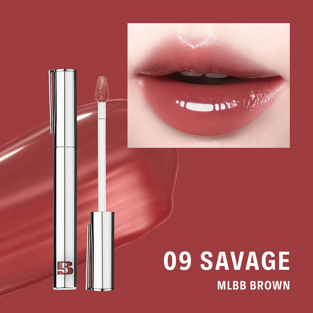 Braye Thin Glow Tint 2X Sheer Glass Gloss Lip Tint in Savage 3.4g