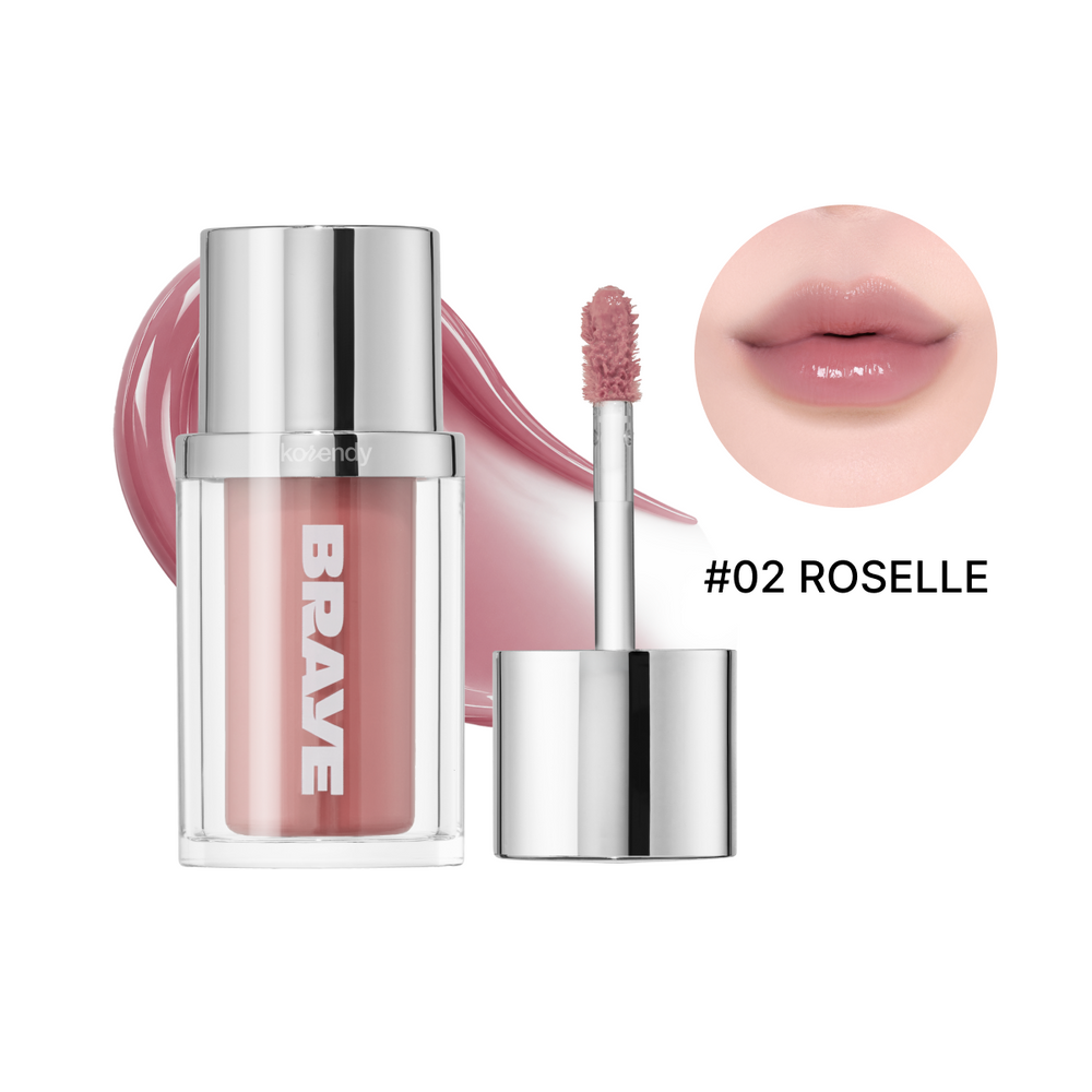 Braye Volume Plumping Lip Tint with Peptides, 3.5g, Roselle