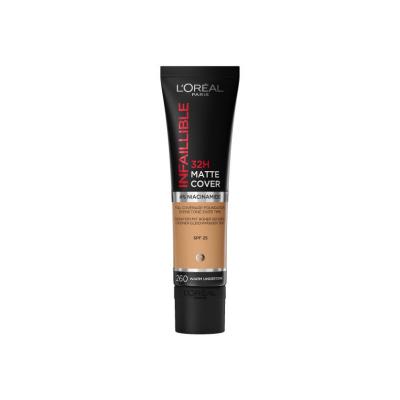 loreal paris infaillible 32h matte cover foundation 260 warm undertone, high coverage foundation with niacinamide and spf25 protection L'Oreal Paris Infaillible 32H Matte Cover Foundation - 260 Warm Undertone L'Oreal Paris Infaillible Foundation - 32H Matte Cover loreal-paris, infaillible-foundation, matte-cover, high-coverage, makeup, beauty, sweat-proof, niacinamide, long-lasting, ai-generated