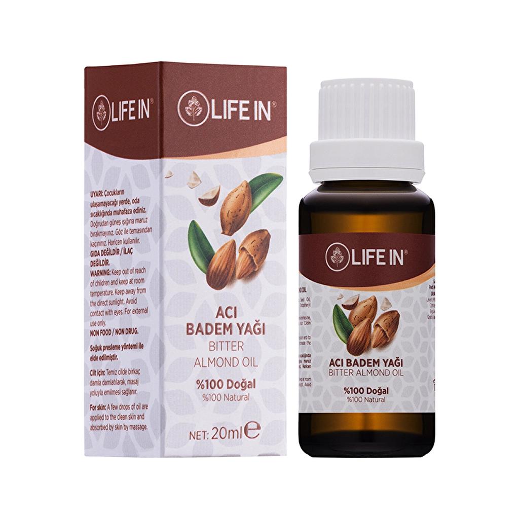 Life In Bitter Almond Oil for Skin &amp; Hair 20 ml