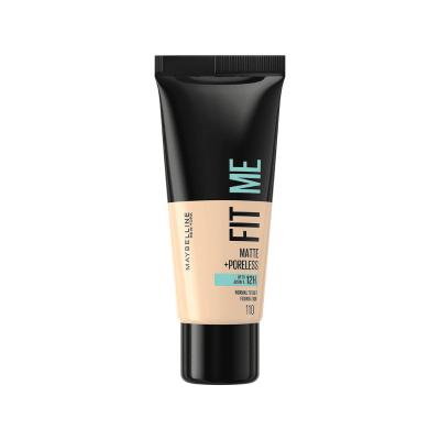 Maybelline Fit Me Matte + Poreless Foundation - 110 Porcelain: Oil Control, Pore Minimizing, Natural Finish, Long Lasting Coverage Maybelline Fit Me Matte Foundation: Poreless, Oil Control - Porcelain matte foundation, poreless foundation, skin tone foundation, long lasting foundation, Maybelline Fit Me foundation, oil control foundation, foundation for oily skin, natural finish foundation, 110 Porcelain foundation, Maybelline foundation porcelain, foundation, matte finish, pore minimizing, skin tone evenin