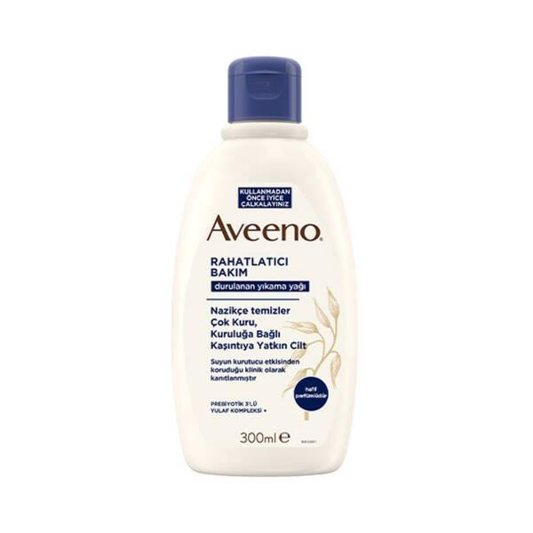 Aveeno Sulfate-Free Moisturizing Body Wash Oil for Dry and Sensitive Skin - 10.14 fl oz Aveeno Sulfate-Free Body Wash Oil for Dry Skin - 10.14 fl oz Aveeno Rahatlatıcı Bakım Durulanan Yıkama Yağı, sulfate-free body wash, moisturizing body wash for dry skin, oat-based skincare products, hypoallergenic body wash for sensitive skin, gentle cleansing products, body wash oil, dry skin relief, sensitive skin care, natural ingredients skincare, prebiotic oat complex, glycerin moisturizer