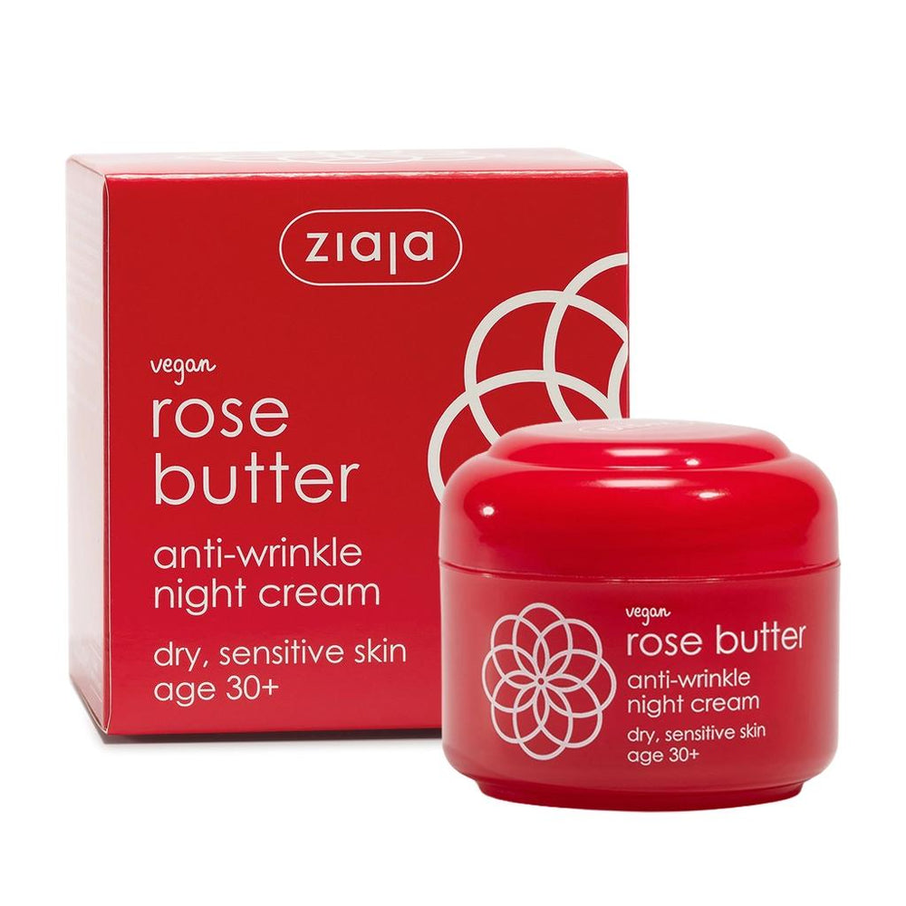 Ziaja Rose Oil Anti-Wrinkle Night Cream for Mature Skin 50 ml
