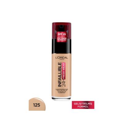 Loreal Paris Infaillible 24H Fresh Wear Foundation - Natural Rose Shade, Long Lasting Flawless Coverage Makeup - view 2
