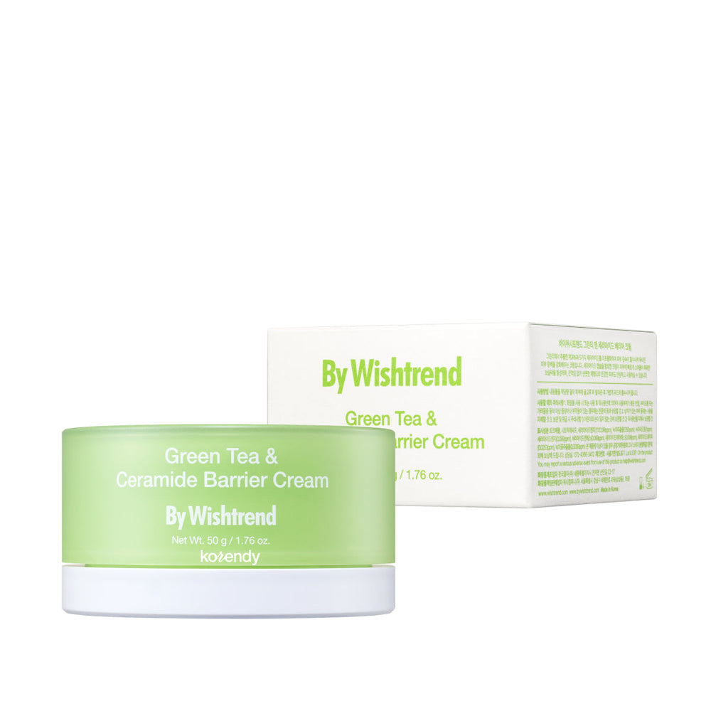 By Wishtrend Green Tea & Ceramide Barrier Cream for Hydration 50g