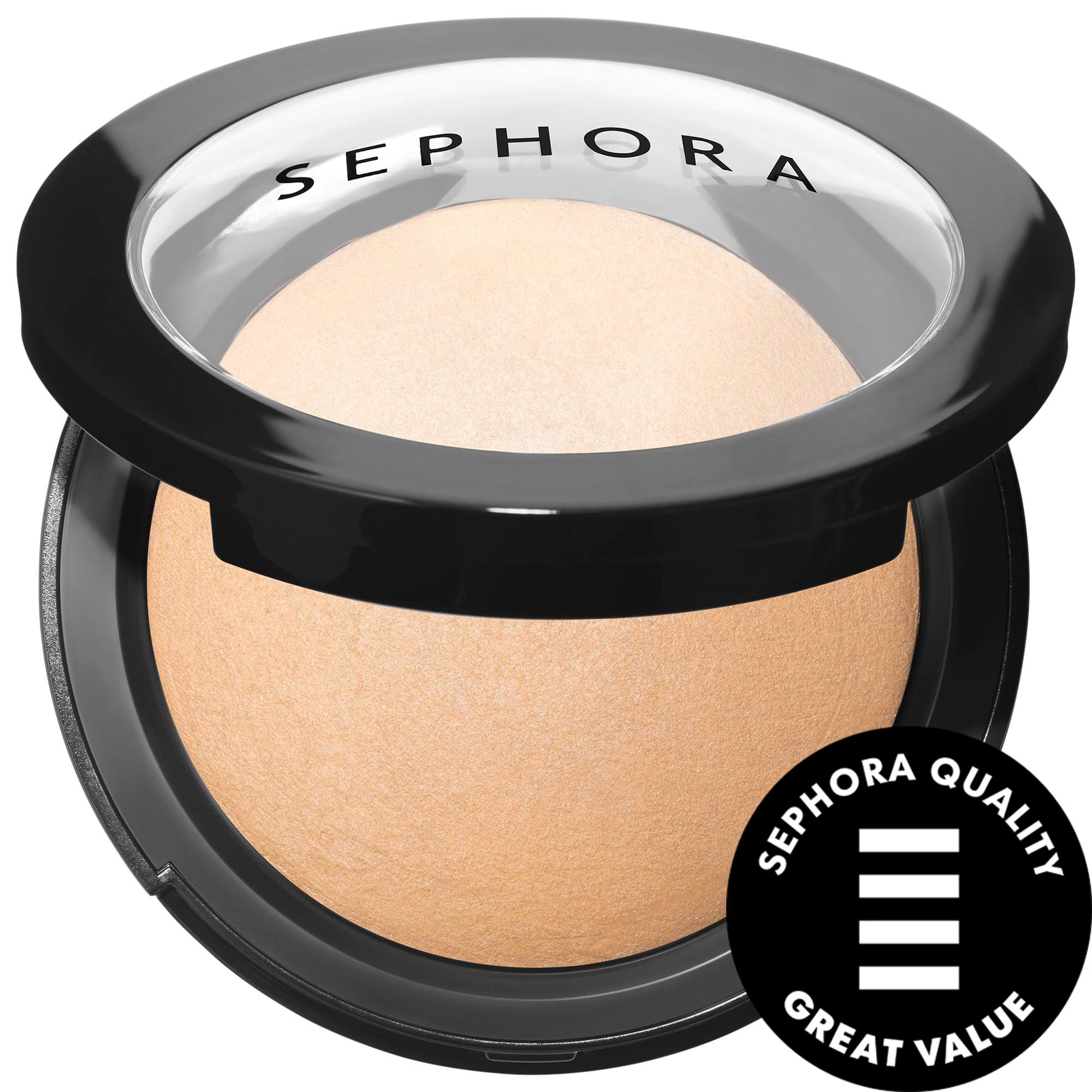 Sephora Collection Microsmooth Baked Face Powder Foundation: Light, Buildable Coverage - Paraben &amp; Gluten-Free, Cruelty-Free, Noncomedogenic Sephora Microsmooth Baked Face Powder: Light Coverage, Cruelty-Free baked face powder foundation, light coverage foundation, paraben free foundation, gluten free makeup, cruelty free face powder, noncomedogenic face powder, buildable coverage powder, microsmooth powder, Sephora Collection foundation, recyclable makeup packaging, face powder, powder foundation, light fo