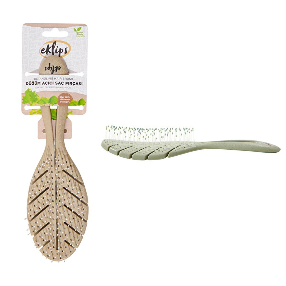 Eklips Detangling Hair Brush - Gentle, Eco-Friendly Hair Care for Tangle-Free Locks - image 4