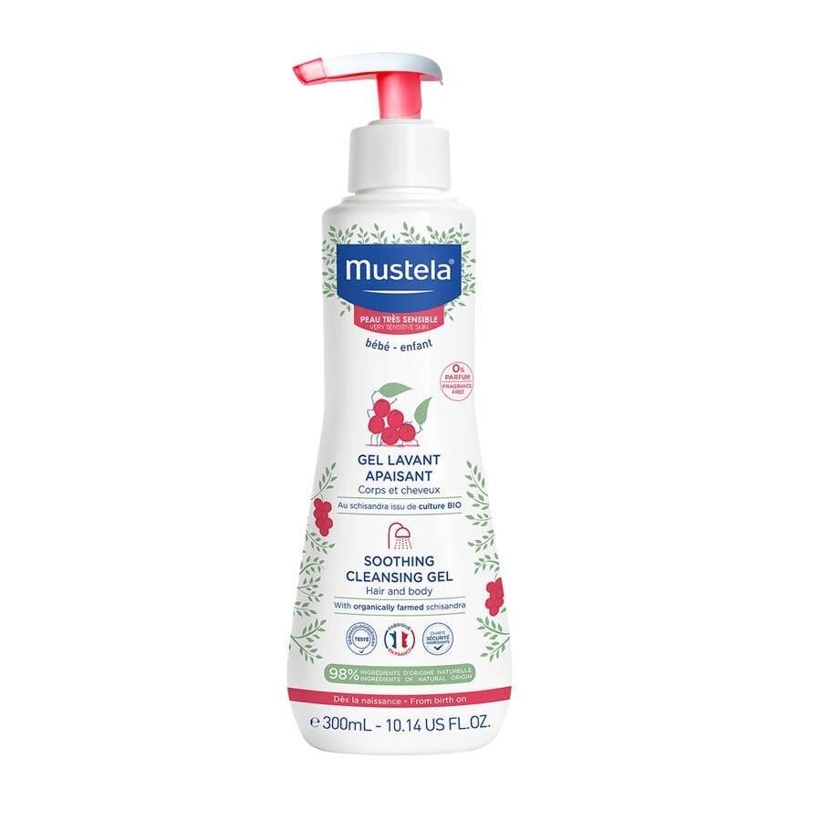 Mustela Baby Shampoo Soothing Cleansing Gel 300ml - Gentle, Natural, Vegan, Fragrance-Free for Sensitive Skin - image 5