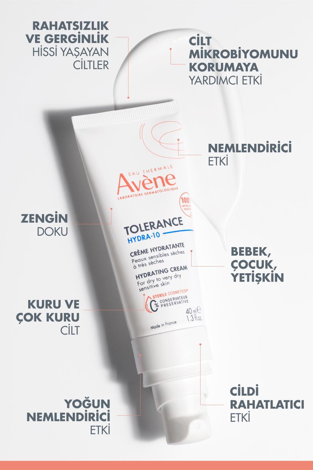 Avene Tolerance Hydra-10 Creme Moisturizing Cream for Sensitive Skin - Gentle Hydration for Babies, Children, and Adults - image 11